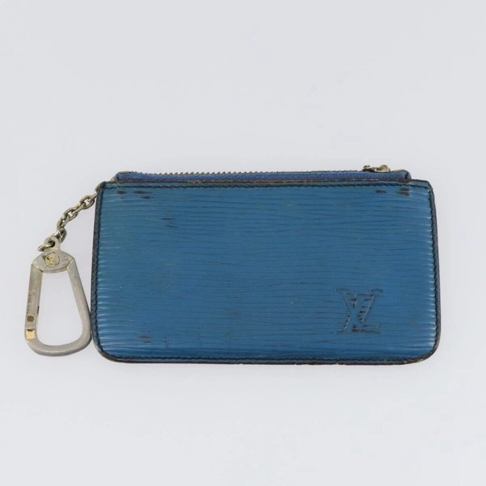 LOUIS VUITTON Monogram Epi Coin Purse 3 Set Blue Black LV Auth bs30196 - Picture 2 of 14